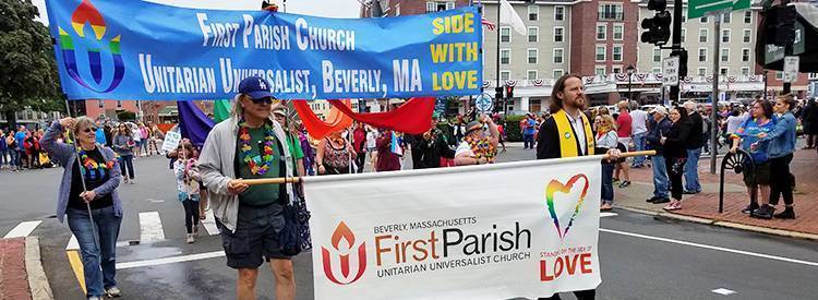 First Parish Church in Beverly is an LGBQT welcoming and affirming church.